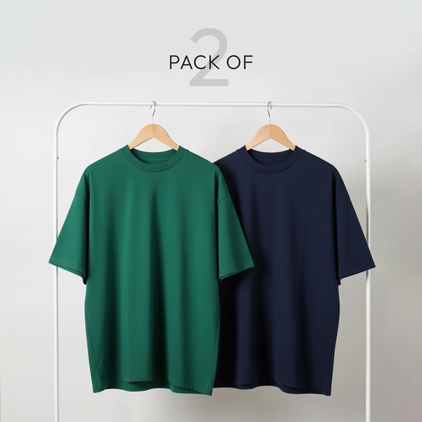 Pack of 2 Drop Shoulder Tees