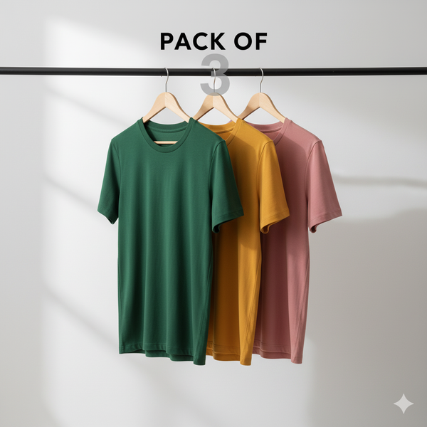 Pack of 3 Plain Tee